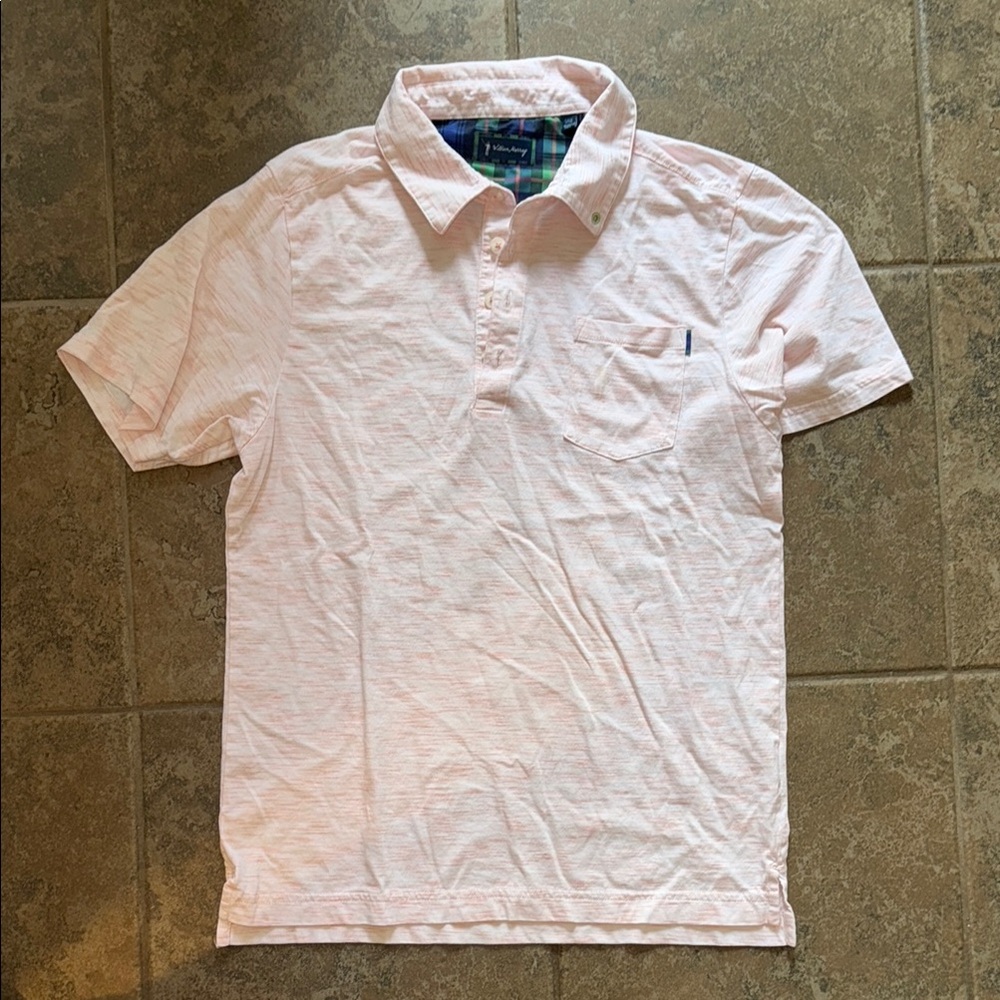 William Murray Golf Men's Small Pink Polo Shirt